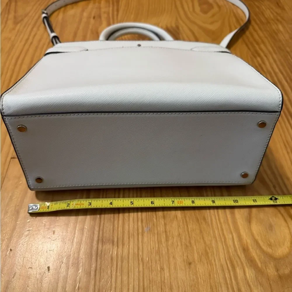 Kate Spade New York Staci Medium Satchel Leather - Parchment